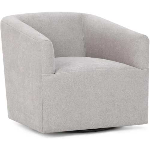 Vernon Swivel Chair in Elite  Gray Fabric