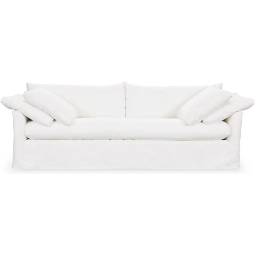 Cassiano Slip Cover Sofa in Bliss Cream Fabric