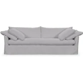 Cassiano Slip Cover Sofa in Bliss Gray Fabric