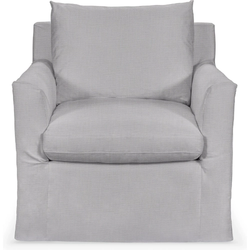 Cassiano Swivel Chair in Bliss Gray Fabric