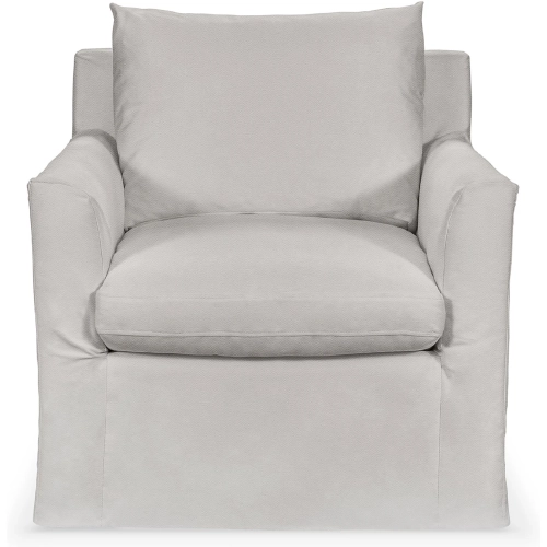 Cassiano Swivel Accent Chair in Elite Gray Fabric