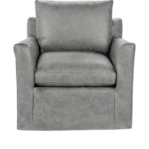 Cassiano Swivel Chair El Paso in Dove Top Grain Leather