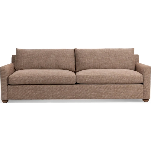Olivia Sofa in Honeycomb Brown Fabric