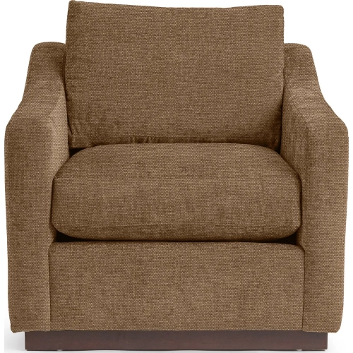 Aspen Accent Chair in Harvest Bronze Brown Fabric