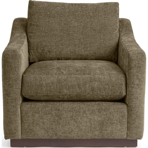 Aspen Accent Chair in Soft Olive Green Fabric