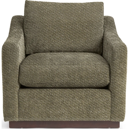 Aspen Accent Chair in Tuscan Olive Fabric