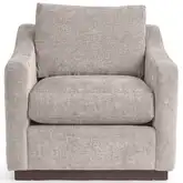 Aspen Accent Chair in Winter Wheat Neutral Fabric
