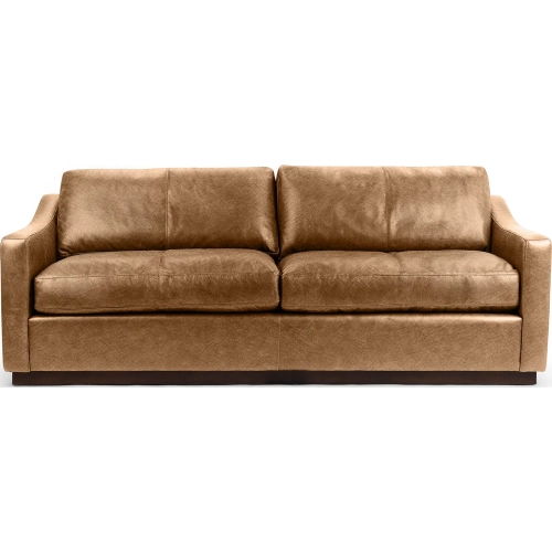 Aspen Sofa in Tan Brown Top Grain Leather