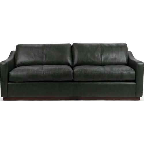 Aspen Sofa in Hunter Green Top Grain Leather