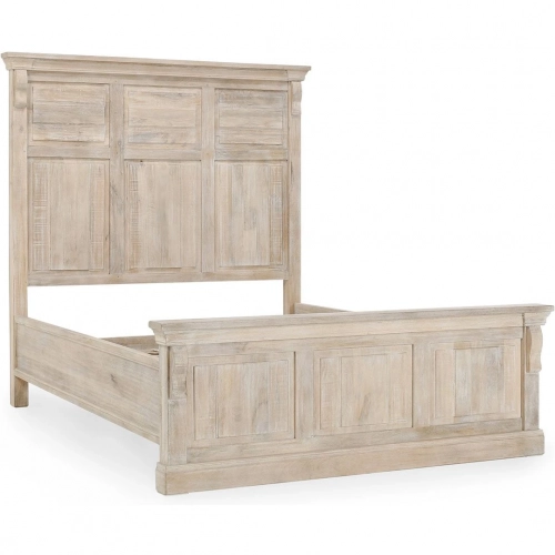 Adelaide Queen Bed in Natural White Wash Mango Wood