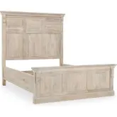 Adelaide California King Bed in Natural White Wash Mango Wood