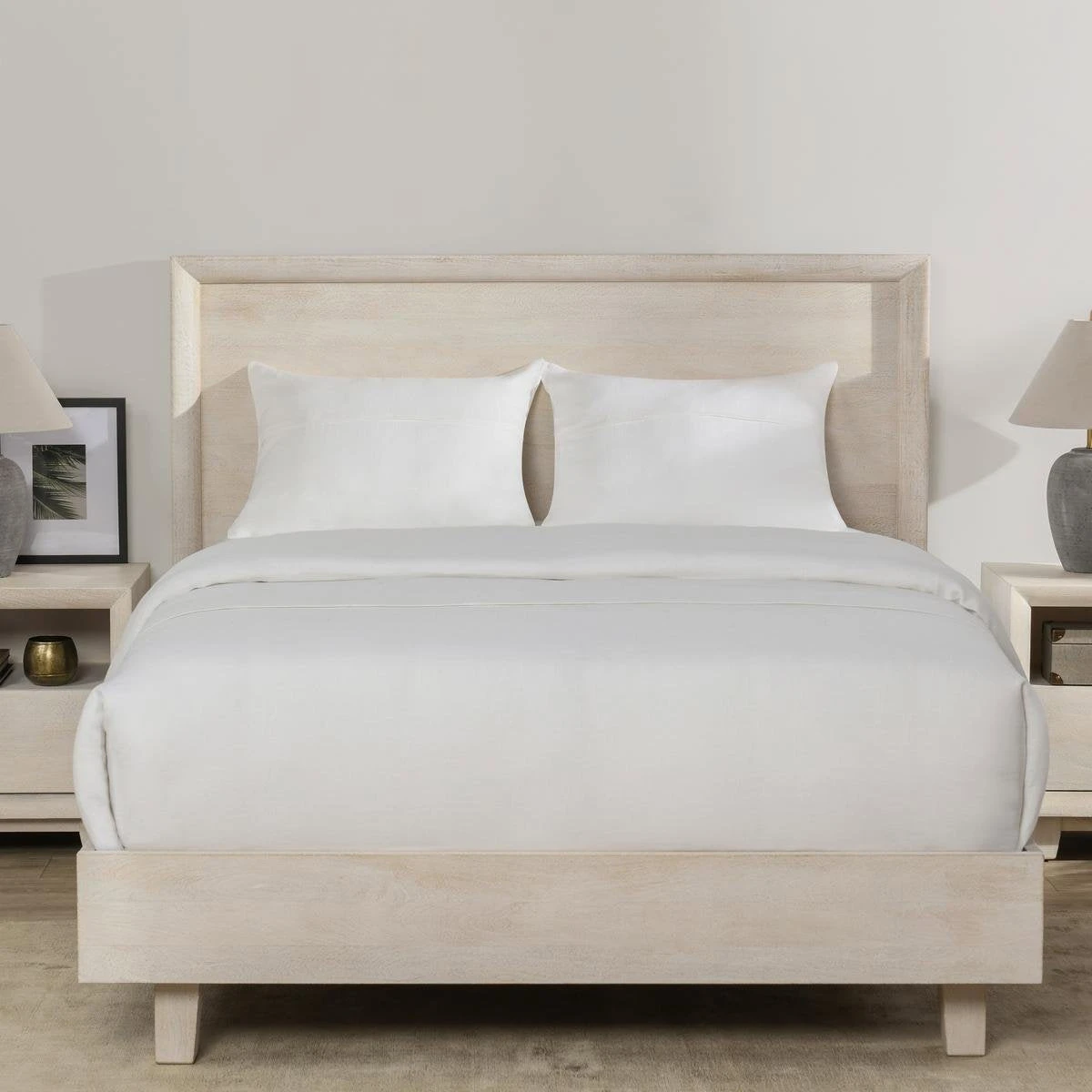 Classic Home Reece Mango Wood Eastern King Bed - Thumbnail 4
