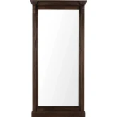 Adelaide Floor Mirror in Cocoa Brown Wood