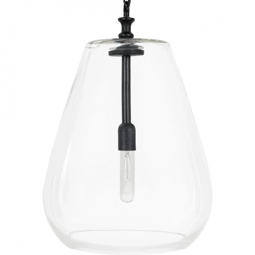 Odense Ceiling Pendant Light in Iron & Glass (Bulb Not Included)