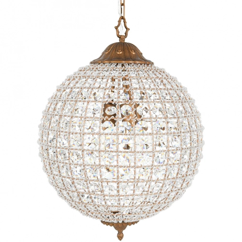 Cimberleigh 18" Chandelier in Iron & Crystals