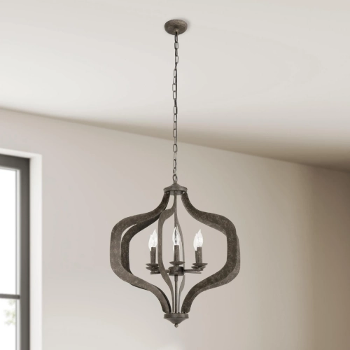 Ellie 24" Wide Chandelier in Iron