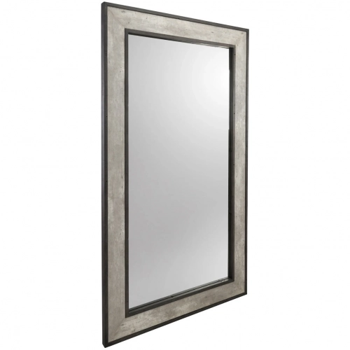 Webster Floor Mirror in Reclaimed Pine & Concrete Laminate