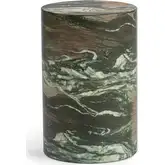 Norfolk 20"H Round Pedestal Accent Table in Green Fiber Reinforced Concrete