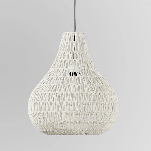 Bimini Ceiling Pendant Light In White Cord