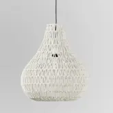 Bimini Ceiling Pendant Light In White Cord