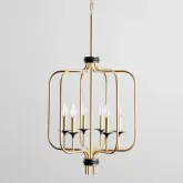 Laurie Chandelier in Gold Iron