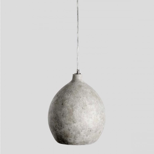 Teresa Ceiling Pendant Light in Deep Gray Concrete