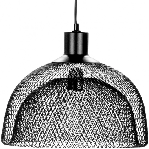 Nova Medium Ceiling Pendant Light in Black Iron