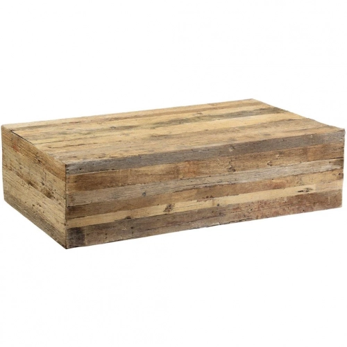 Alta 51" Coffee Table in Multicolor Bleached Reclaimed Wood