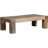 Giza 60" Coffee Table in Natural Reclaimed Wood