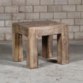 Giza 23" End Table in Natural Reclaimed Wood
