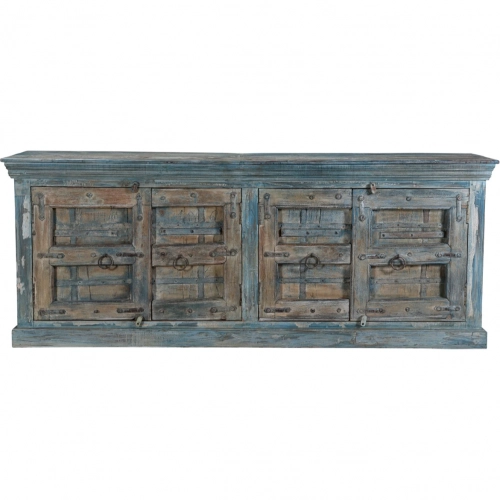 84" 4 Door Sideboard in Reclaimed Wood