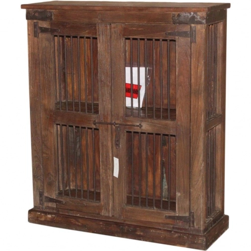 Jali Sideboard in Wood & Iron