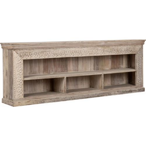Alta Open Sideboard in Antique White Mixed Reclaimed Wood