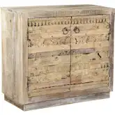 Alta 2 Door Cabinet in Butterwood Blend Reclaimed Wood