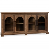 Zion 88" 4 Door Sideboard in Natural Finish Mixed Reclaimed Wood