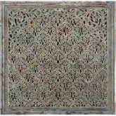 Cheval 60" Wood Carved Panel in Multicolor Finish Mango Wood