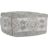 Performance Pouf Ottoman in Caravan Gray Multicolor