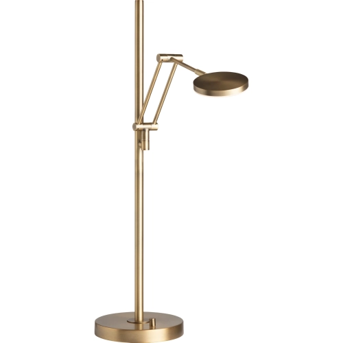 Barlow Task Table Lamp in Honey Brass Finish Metal