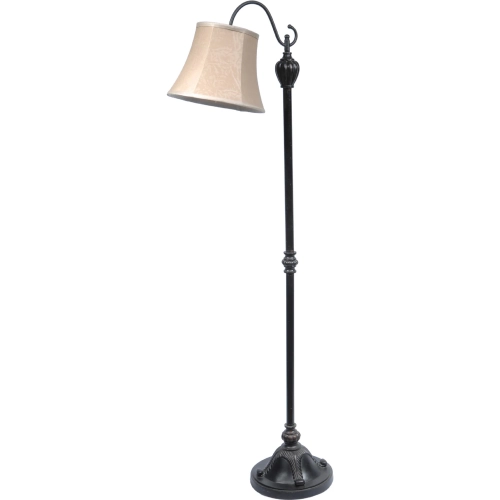 Briggs Downbridge 56"H Floor Lamp in Bronzed Brown Resin & Metal