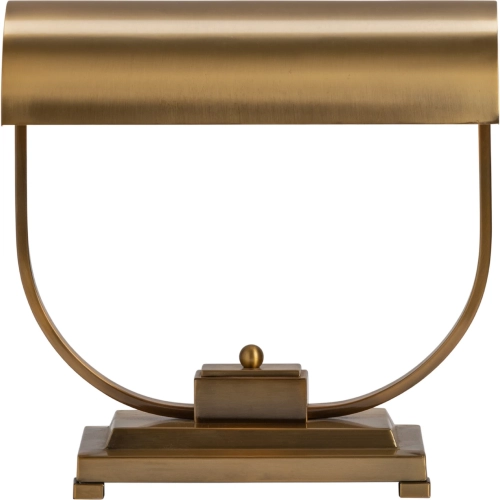 Bixby Pharmacy Table Lamp in Burnished Brass Metal