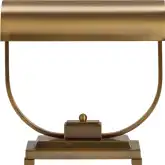 Bixby Pharmacy Table Lamp in Burnished Brass Metal