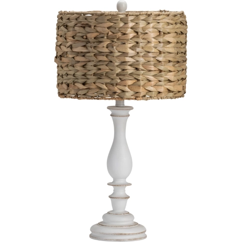 Palmer Table Lamp in Ivory Resin & Raffia (Set of 2)