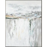 Montauk Abstract Canvas Painting in Multicolor