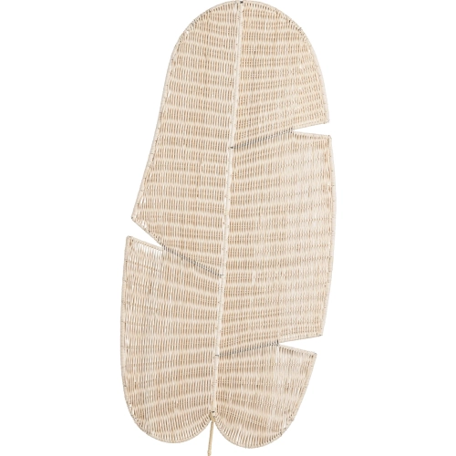 August Leaf Wicker Wall Decor