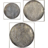 Quest Wall Decor in Mixed Media Metal (Set of 3)