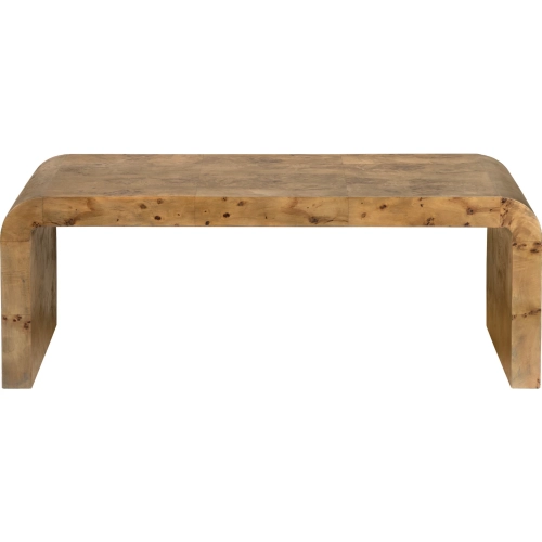 Richmond Cocktail Coffee Table in Mappa Burl Wood