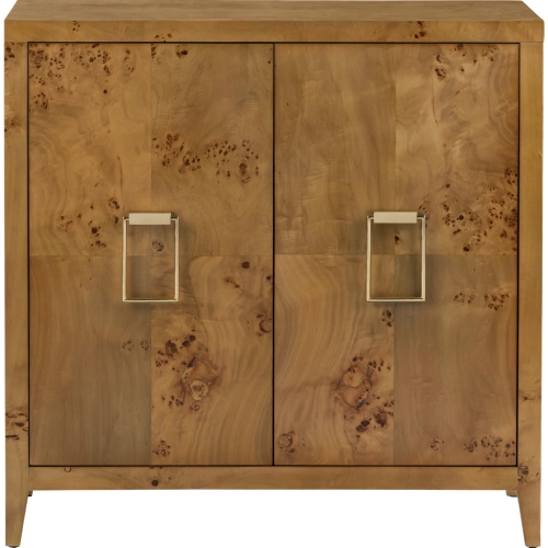 Richmond 2 Door Cabinet in Mappa Burl Wood