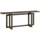 Lennox Console Sofa Table in Brown Finish Wood