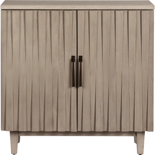 Butler 2 Door Cabinet in Tan Finish Wood