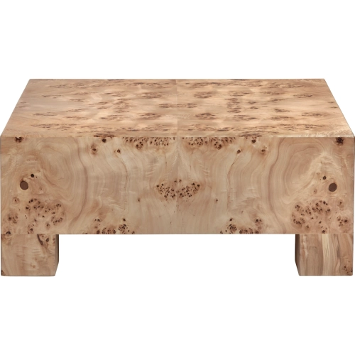 Sutherland 42" Cocktail Coffee Table in Mappa Burl